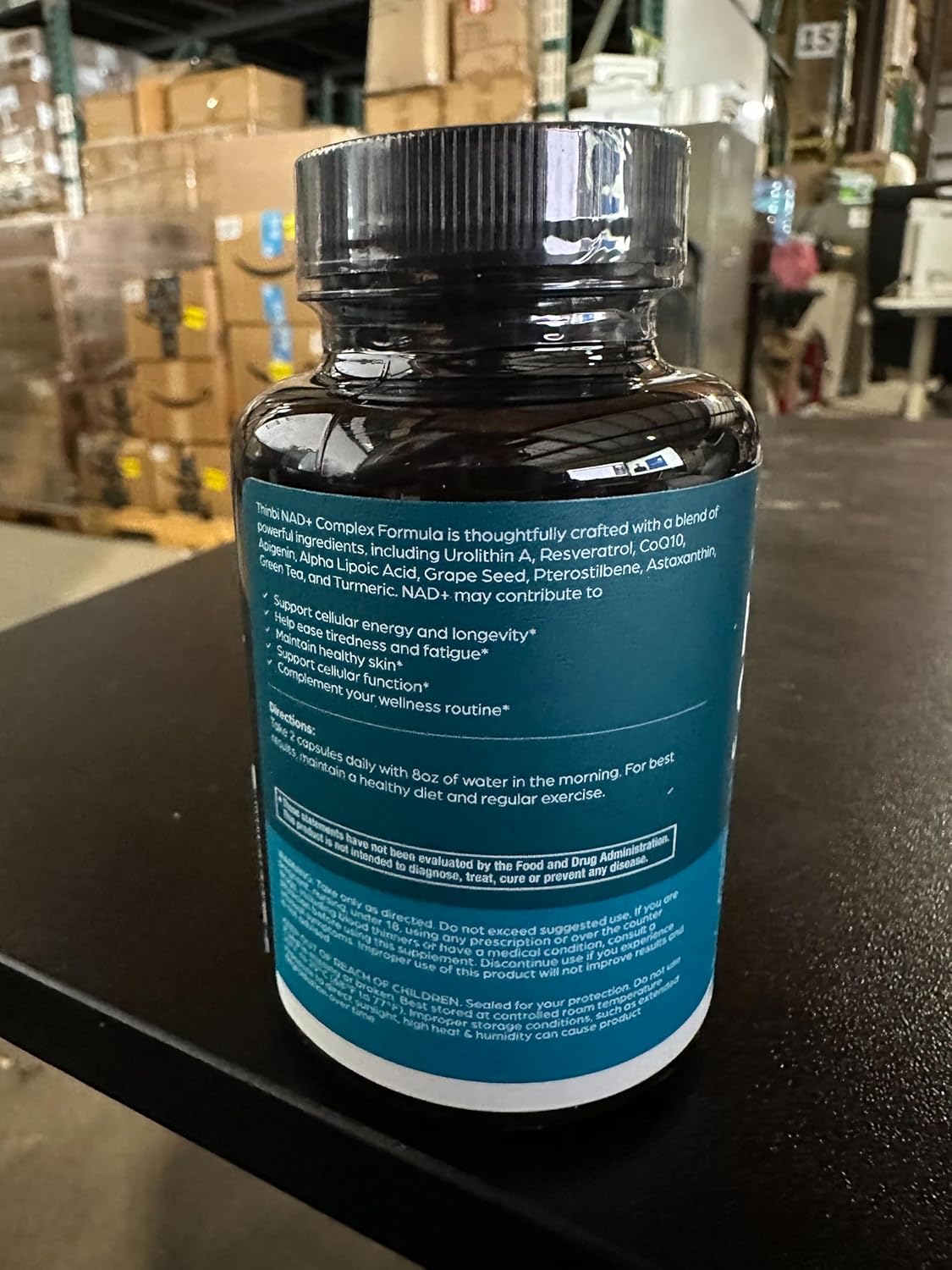 NAD Supplement 8,457 mg Extra Strength Liposomal, Green Tea + Astaxanthin for Women & Men, Resveratrol, CoQ10, Alpha Lipoic Acid