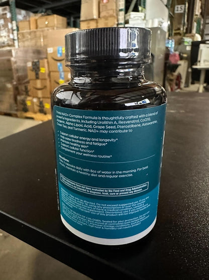 NAD Supplement 8,457 mg Extra Strength Liposomal, Green Tea + Astaxanthin for Women & Men, Resveratrol, CoQ10, Alpha Lipoic Acid
